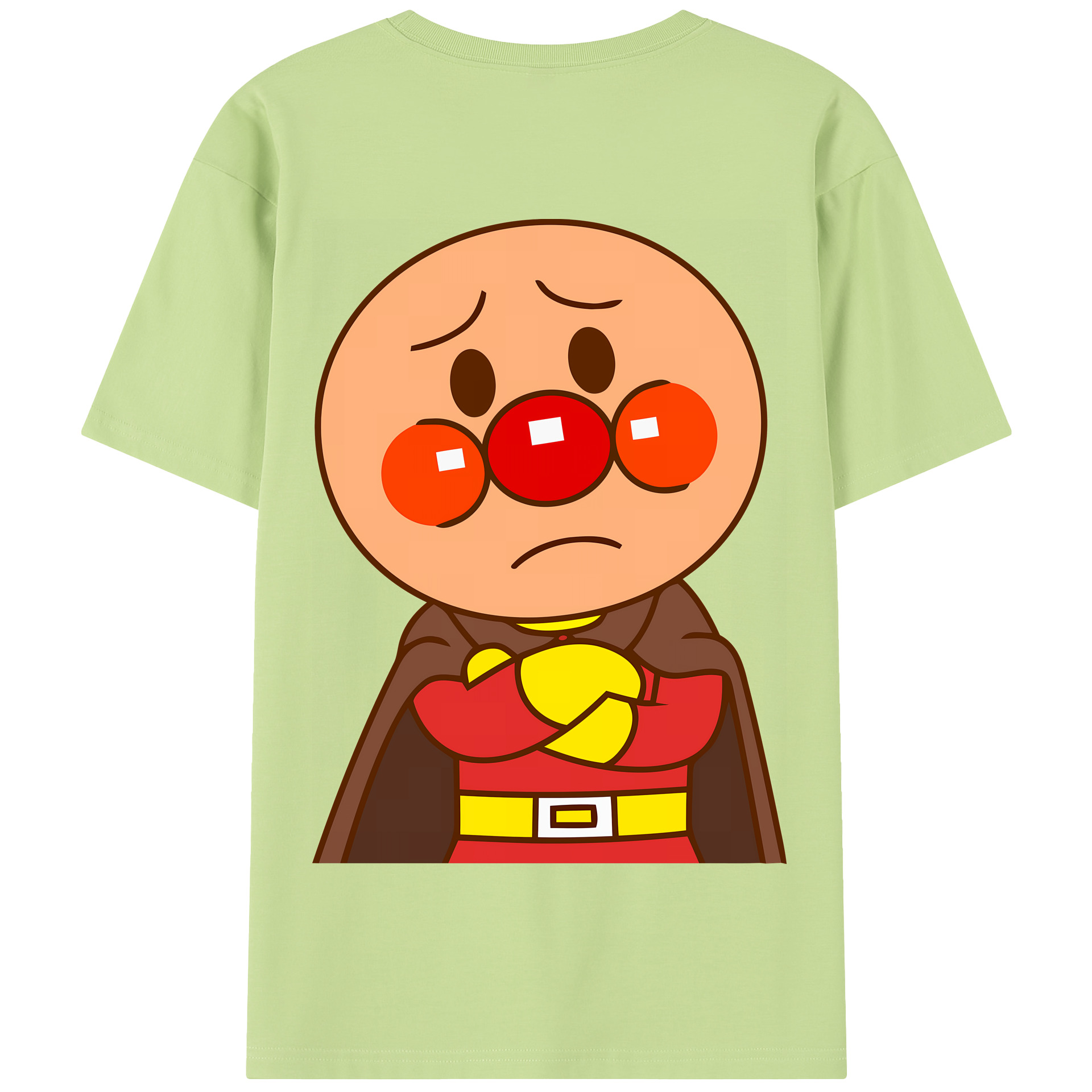（画像用） アンパンマン Anpanman 綿100％半袖Tシャツ（背面プリント）